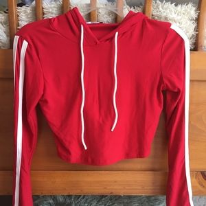 Fashion Nova red track suit